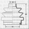 PORSC 92833229302 Bellow, driveshaft